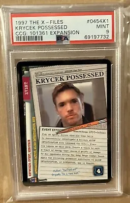 1997 The X-Files Krycek Possessed PSA 9 Ultra Rare • $50