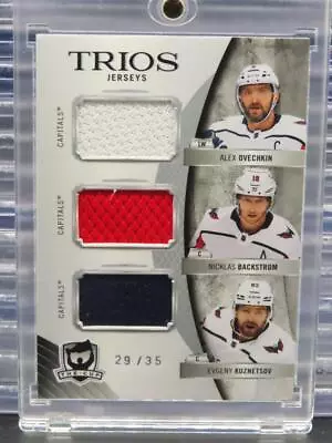 2020-21 The Cup Alex Ovechkin Nicklas Backstrom Evgeny Kuznetsov GU Jersey 29/35 • $0.99