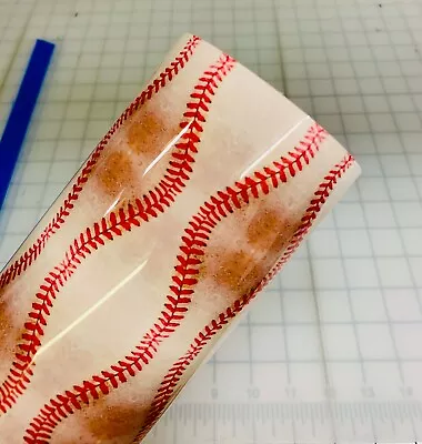 12 X15  Baseball Pattern Heat Transfer Vinyl (HTV) For T-Shirt Crafts • $7.95