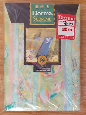 Dorma Supreme Curtains 170 X 184cm  72  Drop Lime  Multi Coloured  New • £21.50
