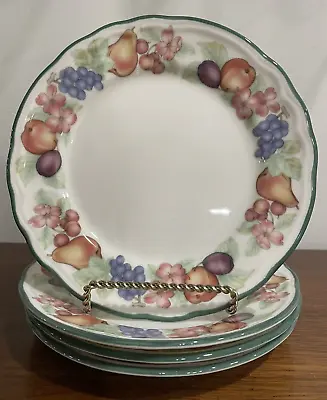  Market Day  E801 Set Of 4 Salad Plates From Epoch Collection NICE! • $19.99