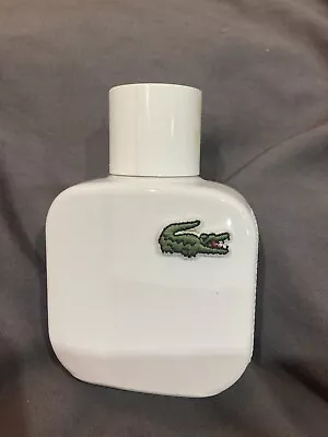 Lacoste Men’s White Bottle Aftershave 50ml Used Twice • £10