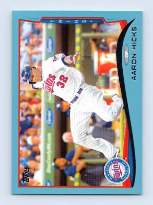 2014 Topps #12 Aaron Hicks Minnesota Twins Blue • $1.99