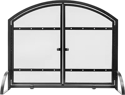 Harper Arched Fireplace Screen With Doors • $89.99