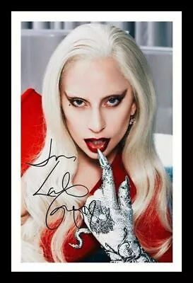 Lady Gaga - American Horror Story Autographed Signed Framed Photo • £19.99