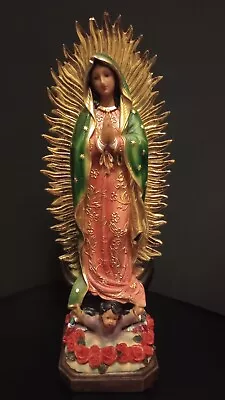 Virgen De Guadalupe 12  Religious Statue Our Lady Of Guadalupe  Figure • $40