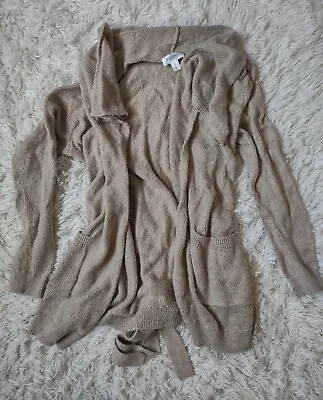 MOTHERHOOD MATERNITY Long Sleeve Open Front Cozy Sweater Women's Size Medium  • $5