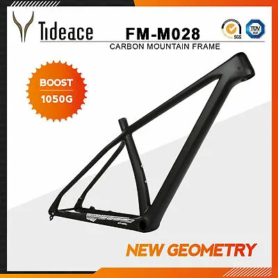 29er Rigid 12*148mm Carbon Fiber Mountain Bicycle Frames OEM BB92 MTB Bike Frame • $329