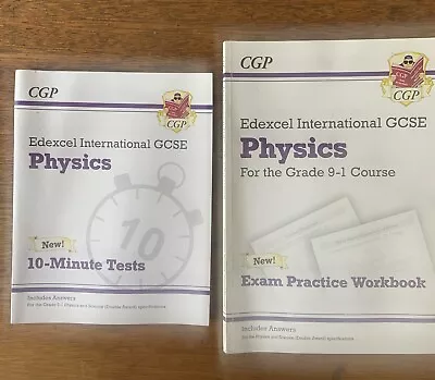Bundle Of 2: Edexcel IGCSE Physics CGP  - Revision Workbooks • £2.90