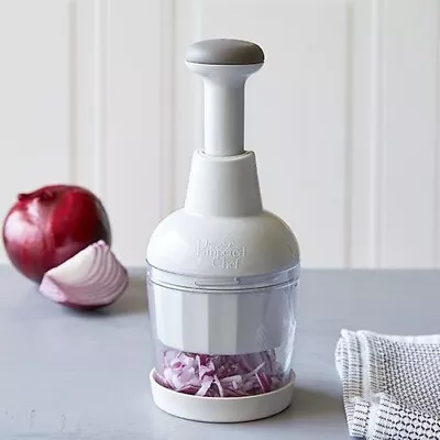 Pampered Chef Push Function Food Chopper - White • $40.99