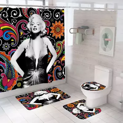 Marilyn Monroe Beautiful Woman Ver6 Premium Shower Curtain Sets • $24.99