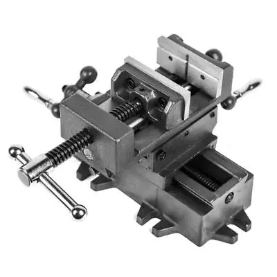 Drill Press Vise 3.25 In. Compound Cross Slide Industrial Strength Benchtop • $118.35
