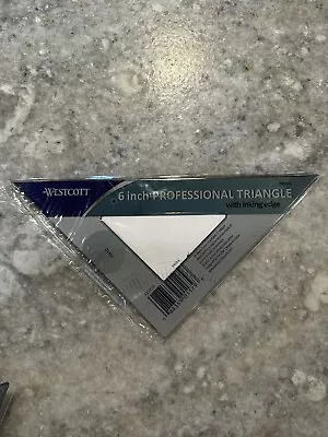 Westcott 6 Inch Professional Triangle With Inking Edge / Lot Of 10- Geometry • $25