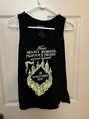 Harry Potter Marauder's Map Size Large Tank Top Warner Brother Pre Owned • $6.99