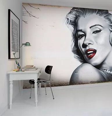 3D Marilyn Monroe Graffiti Wall Murals Wallpaper Murals Wall Sticker Wall • $64.76