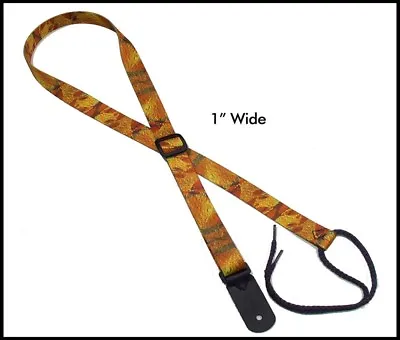 Legacystraps Mandolin Strap Ukulele Strap Gold Rush Design • $15.95