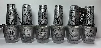 OPI Crackle Nail Polish ✨SILVER SHATTER NL E62 Crackle Lacquer Create 2 Tone👣 • $6.28