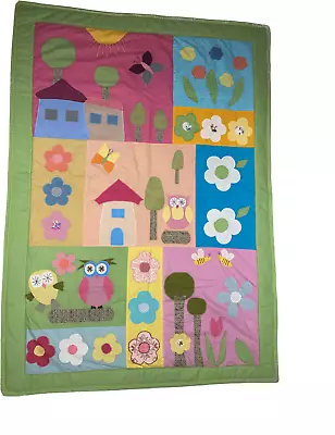 Baby Nursery Quilt - %100 Cotton Cover - Quality Handmade • £60