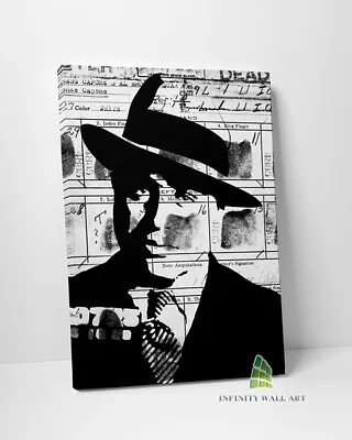 Al Capone Canvas Art Wall Art Mafia Gangster Pop Art Picture Print Decor -E201 • £10.18