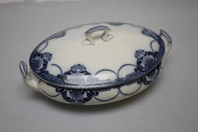 £8 • Buy Soho Pottery Limited Cobridge Semi Porcelain 'Toronto Grey' Lidded Tureen