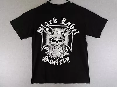 Black Label Society Shirt BLS Adult Small Metal Band Viking Music Skull Guitar • $28.87