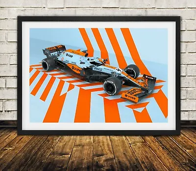 $24.95 • Buy Styled McLaren MCL35M F1 2021 - High Quality Premium Poster Print