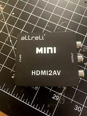 HDMI2AV Mini Converter HDMI To AV Adapter HDMI To RCA 1080P HD Video Audio • $9.65