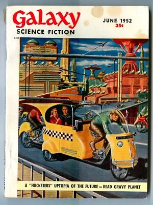 Vintage June 1952 GALAXY SCIENCE FICTION Pulp! Space Merchants! Pohl & Kornbluth • £12.04