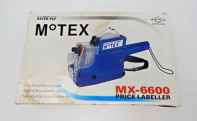 GENUINE MOTEX MX-6600/MX6600 Price Gun Blue 2LINES- Made In KOREA • $35.96