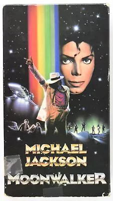 Rare! Michael Jackson Moonwalker (VHS 1988 Joe Pesci Clancy Brown Mick Jagger) • $199