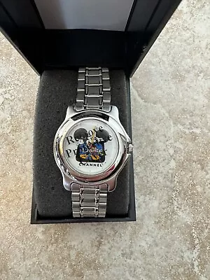 Mickey Mouse Watch Disney Channel Limited Edition Silver Tone  • $21.85