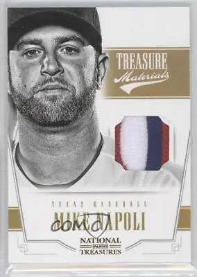 2012 Panini National Treasures Treasure Materials Prime /25 Mike Napoli #46 • $46.54