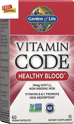 Vitamin Code Healthy Blood - 60 Ct Capsules • $24.90