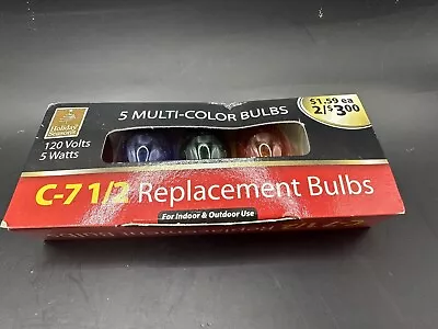 Christmas Light Bulbs C-9 1/4 C-9 ~ Replacement Outdoor Indoor 5 Count • $2.99