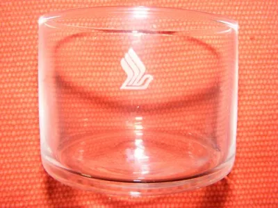 Collectable 1 X SINGAPORE AIRLINES Wine/Juice GLASS NEW RARE • $11.99