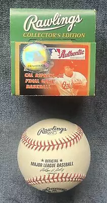 Cal RIPKEN Jr. Commemorative Baseball - Official Bud Selig Ball W/ Box Nice! • $18.99