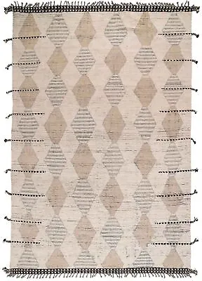 8'9  X 13'1  Handmade Contemporary Moroccan Wool Rug M1 • $1406.50