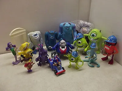Disney Monsters Inc Figures Lot Boo Mike Fungus Randall Agent Yeti Sulley • $79.99