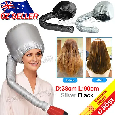 Bonnet Hair Drying Cap Hat Hood Soft Women Blow Dryer Hairdressing Tool Home NEW • $6.74