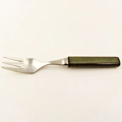ONYX Flatware By Denby Salad Fork 7  Stone & Steel NEW NEVER USED England • $15.99