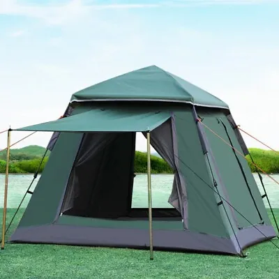 4 Man Person Family Cabin Tent Automatic Pop Up Quick Camping Shelter Car Bush • $683.64