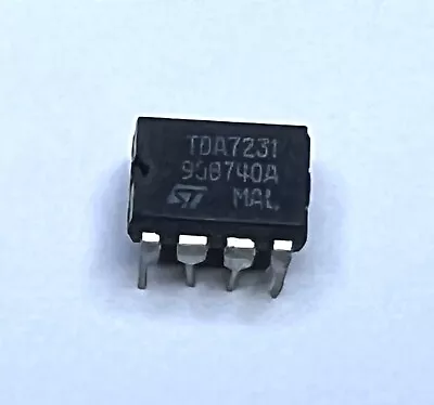 TDA7231 Integrated Circuit DIP-8 - 1.6W Audio Amplifier - STMicroelectronics • £2.99