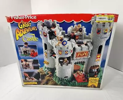 Fisher-Price Great Adventures Castle Playset (B07110) - New Open Box Vintage • $1999.99