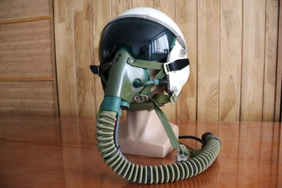 £385 • Buy Air Force Fighter Pilot Flight Helmet + Oxygen Mask