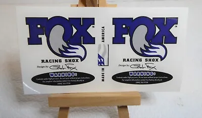 Fox Shock Decal Snowmobile Vintage 5  X 2.5  3X • $19.95