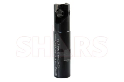 Shars 3/4 X 3/4  90° INDEXABLE END MILL + 2 TPG22 W/Certificate Save $ 31.05 P[ • $24.95