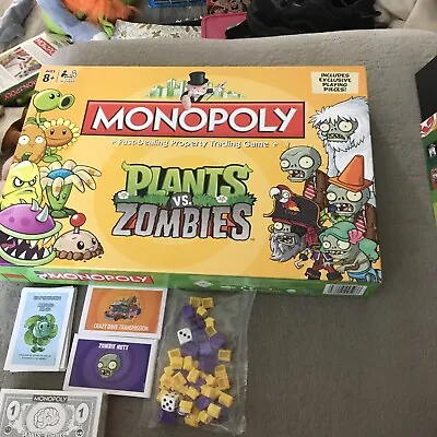£59.99 • Buy Plants Vs Zombies Monopoly Complete Rare New