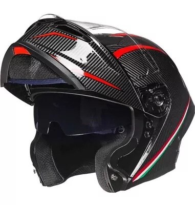 ILM Adult Motorcycle Modular Full Face Helmet (L) Flip Up Dual Visor DOT WS202 • $59.95