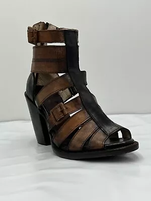 Freebird (By Steven) Women's Gladiator Sandal Bootie FB-Breez Brown BUY NOW 49! • $49
