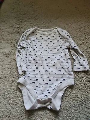 Mother Care Long Sleeved Baby Vest 3-6 Months • £0.99